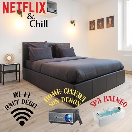 Cinema & Jacuzzi Aux Etoiles - Casabianca Suite Saint-Etienne  Buitenkant foto